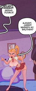 Alright, creep! Where's my brother? - The hardon sibs 5, The secret of the Old fuck 2