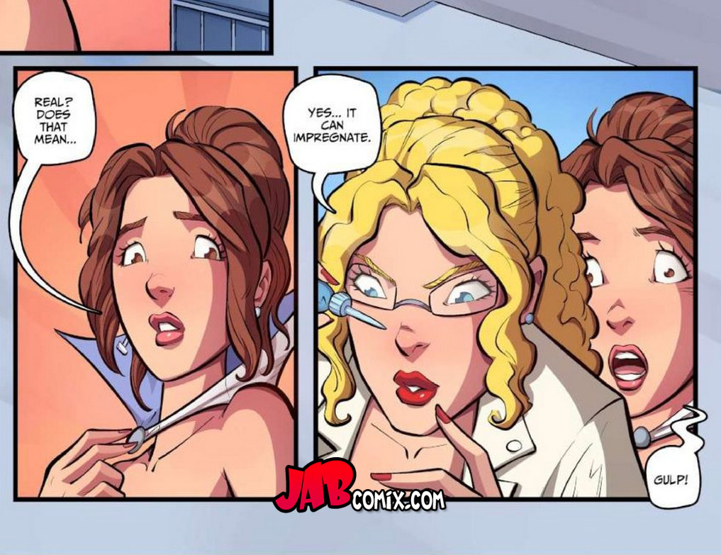 It is real human sperm, coming from a mecha - Artificial probing issue 3