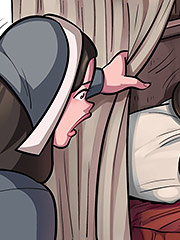 She is making odd noises - Young Harvest by jab comix