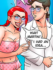 Let's have sex with my clone before you make the correction - Nymphomaniac Nerd, My hot and big twin by welcomix (tufos)