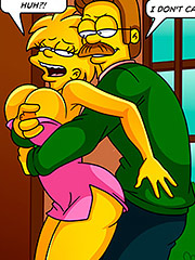 He finds an erotic doll on the bed - The Simptoons, Erotic doll of the future by welcomix (tufos)