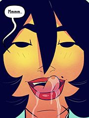 My mom the radio star - Where are you going? I'm still hard here! by jab comix