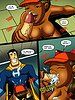 Drawn Together - Captain Leslie, Clara, Foxxy, Toot, Wooldoor, Ling-Ling by Cartoonza