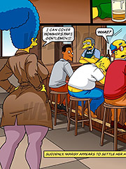 Come all of you and fuck me together - The Simptoons, The cuckold is the last to know by welcomix (tufos)