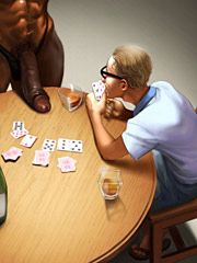 Winning Amanda through intimidation - Largest cock I have ever seen, hanging between his legs by Jaguar