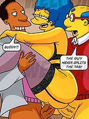 Come all of you and fuck me together - The Simptoons, The cuckold is the last to know by welcomix (tufos)