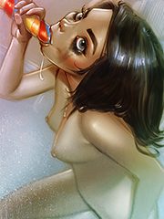 Deepthroat porn - Gagging (cartoon porn) by jabcomix