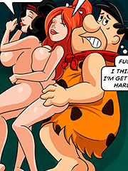 Close together like this we'll be warm - The Flintstoons Lost and naked in the jungle by welcomix (tufos)