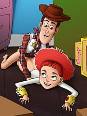 Toy Story - Woody, Buzz, Rex, Jessie by Cartoonza