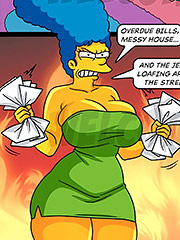 Come all of you and fuck me together - The Simptoons, The cuckold is the last to know by welcomix (tufos)