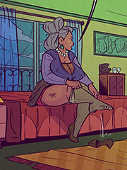 No wonder my shelly won't stop jumping on the poor boy - My MOM the reality TV star by jab comix